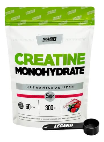 Creatina Monohidratada Star Nutrition 300g Doypack Frutos Rojos + Scoop Legend Nutrition