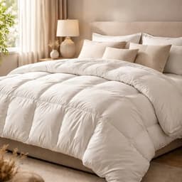 Acolchado Edredon Nordico De Pluma- Duvet Pelikano King - 100% algodón