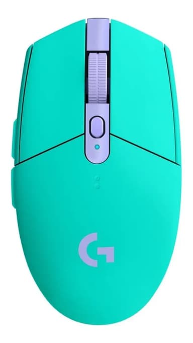 Mouse gamer de juego Logitech GSerie G Lightspeed G305 verde