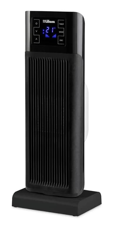 Calefactor Torre Con Forzador Controlhot Liliana Tf150 Negro