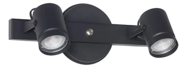 Spot Aplique Barral Slim Granada 2xgu10 Apto Led Ferrolux Color Negro