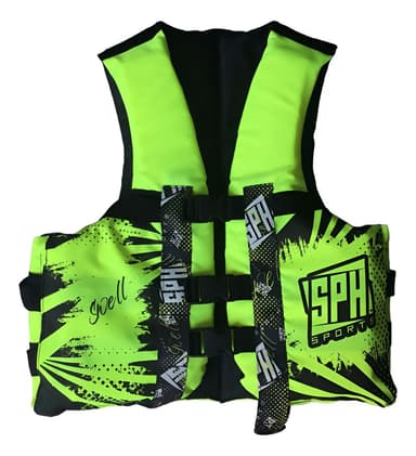 Chaleco Salvavidas Deportivo (d.a.f) Kayak Ski Sph By Splash Color Amarillo flúo Talle L