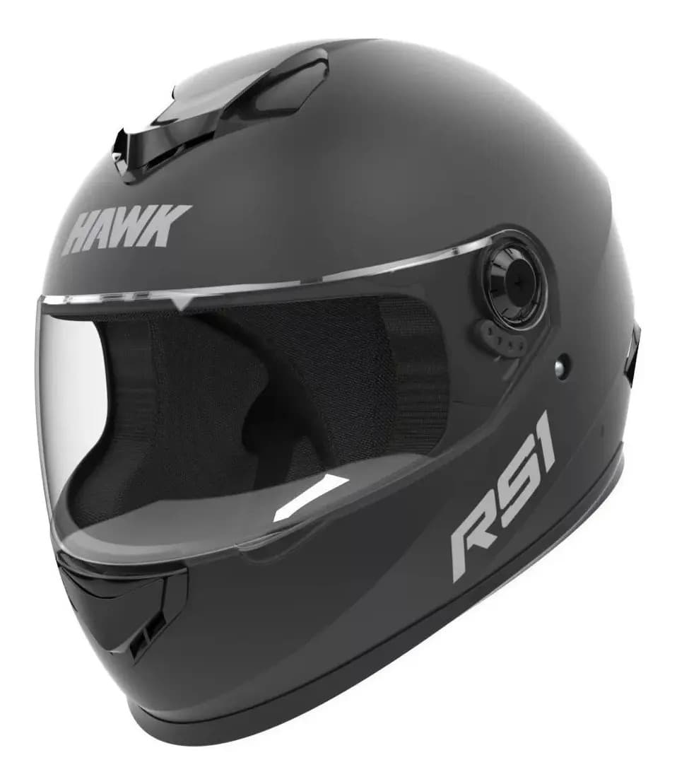 Casco para moto integral Hawk RS1 negro mate talle M