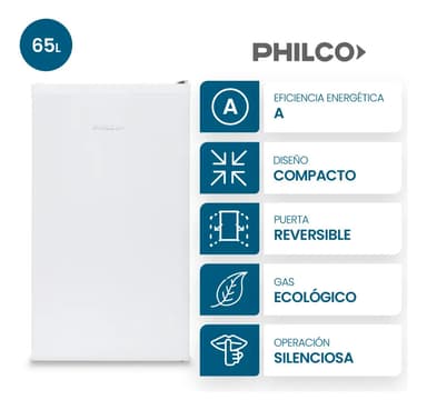 Freezer Vertical Philco Phcv065b 65lts Color Blanco