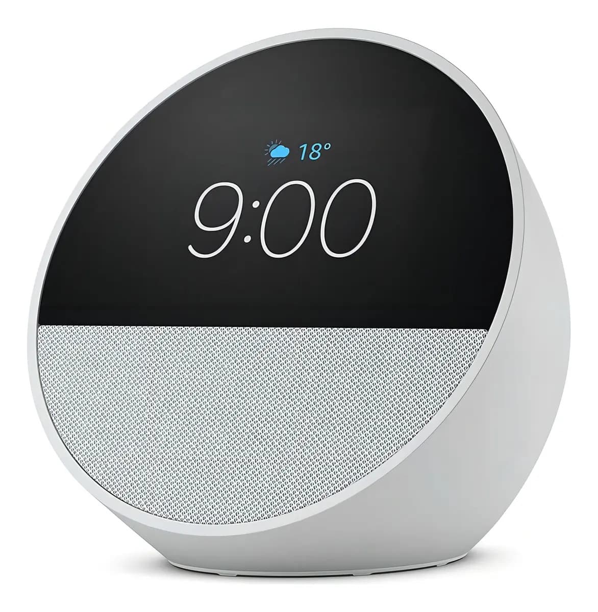 Amazon Echo Spot Bocina Inteligente 2024 Alexa Color Blanco