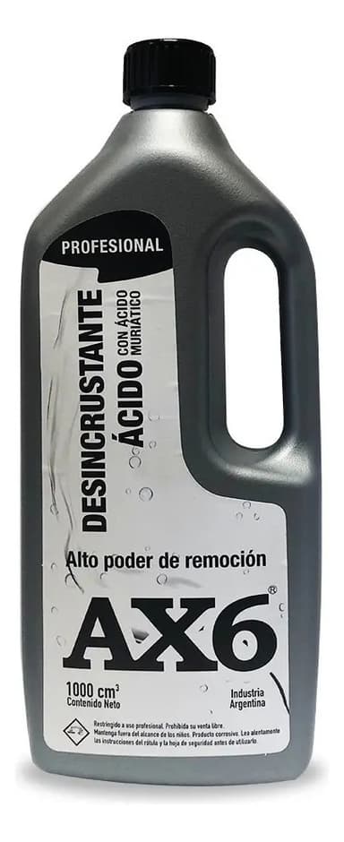 Desincrustante Acido Muriatico 1l Ax6 Penetrit