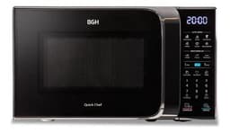 Microondas BGH Eco Negro Digital 20L 700W Monofunción