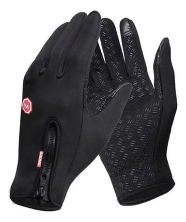 Guantes Tácticos Gadnic Térmicos Touchscreen Ciclismo Moto Color Negro Talle XL