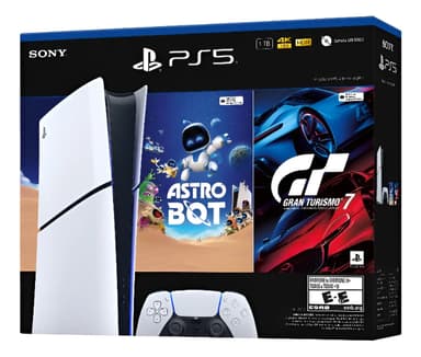 PS5 Slim Digital + Astro Bot + Gran Turismo 7