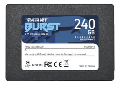 interno Patriot Burst PBU240GS25SSDR PE000542 240GB negro