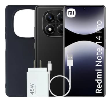 Celular Xiaomi Redmi Note 14 Pro 256gb 8gb ram negro potente cámara avanzada