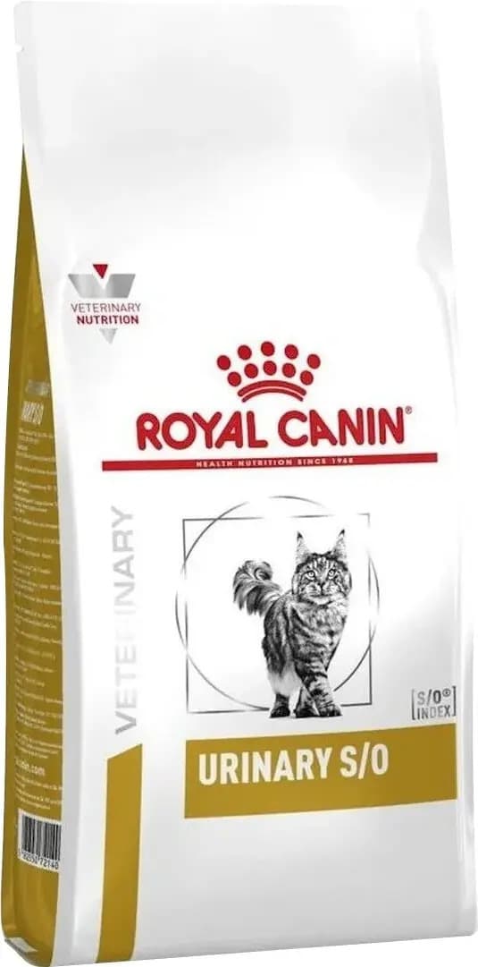 Alimento Royal Canin Veterinary Diet Feline Urinary S/O High Dilution UHD 34 para gato adulto de raza pequeña sabor mix de 1.5 kg