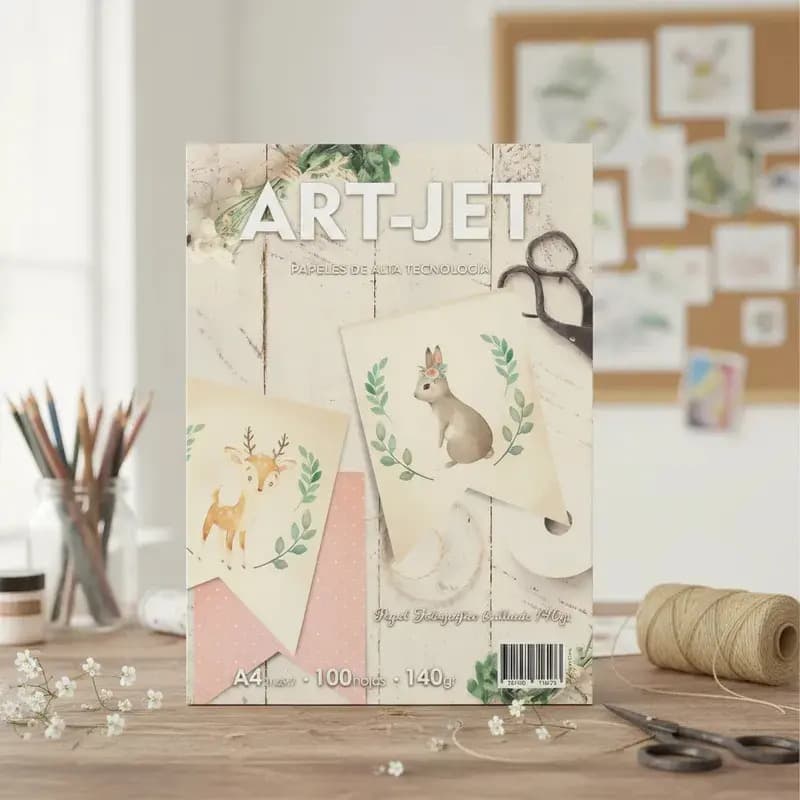 Papel Fotográfico Glossy A4 140gr 100 Hojas Marca Art Jet