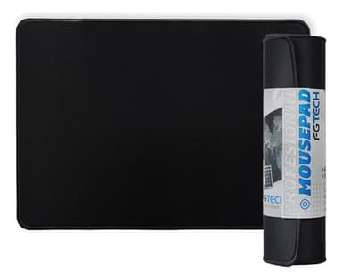 Mouse Pad S Escritorio Gamer Oficina 24 X 35 Cm Antideslizante Lavable Fg Tech Negro