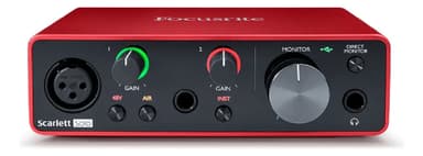 Interfaz de audio Focusrite Scarlett Solo 3ra Generacion
