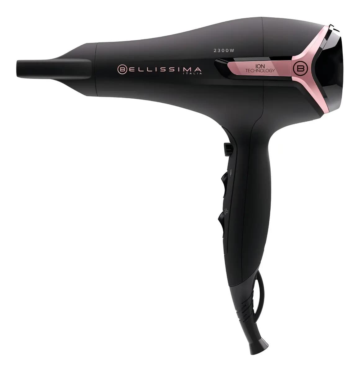 Secador De Pelo Bellissima K9 2300 Ion Plus Dc Negro