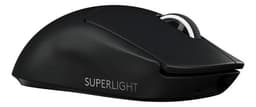 Mouse Logitech Pro X Superlight Black Wireless Negro
