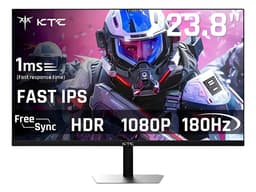 Monitor Gamer KTC 24" Fast IPS Full HD 180Hz 1ms G-Sync FreeSync HDR