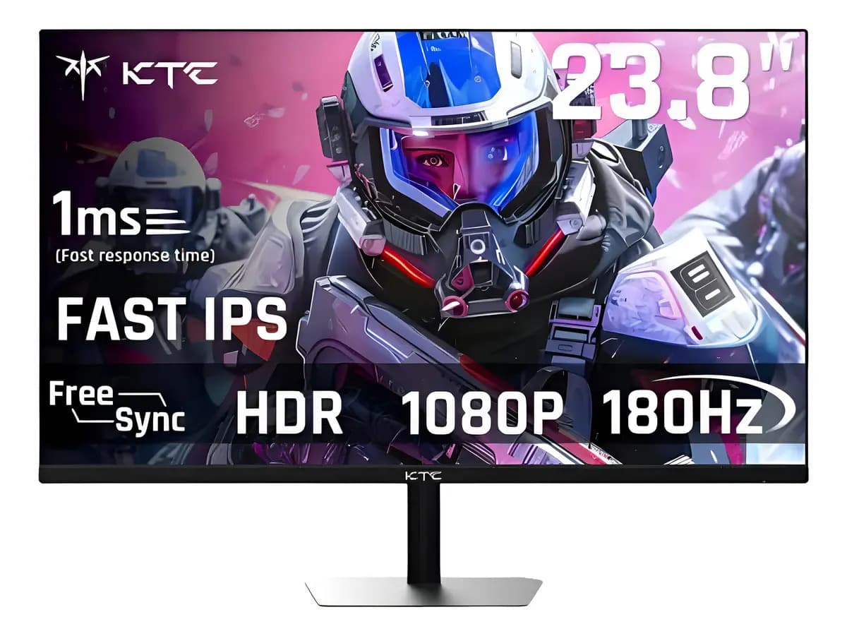 Monitor Gamer KTC 24" Fast IPS Full HD 180Hz 1ms G-Sync FreeSync HDR