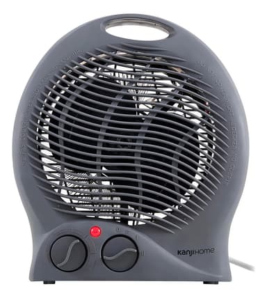 Caloventor Con Termostato Kanji Home Ch103 De 2000w Color Gris
