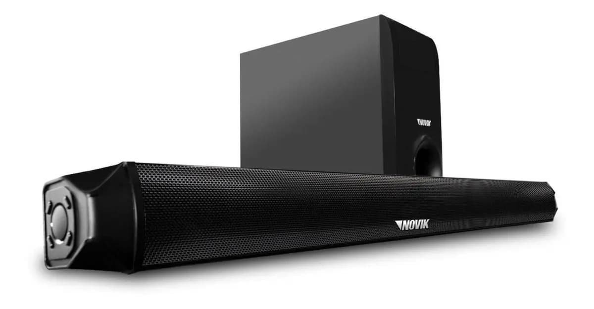Barra de sonido Novik Neo Infinity 8 2.1 150W Bluetooth con Subwoofer