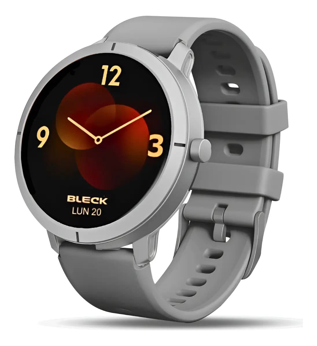 Smartwatch Bleck Luna Pro Gps Integrado Sumergible 5 Atm Plateado Deportivo Gris Plateado