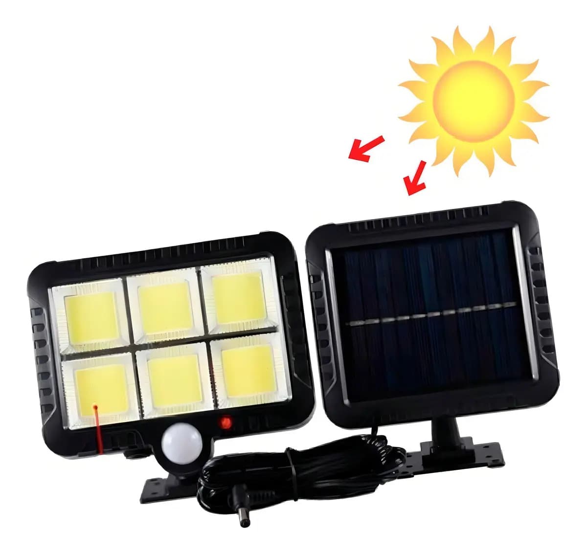 Reflector Solar Led 6 Con Sensor Movimiento