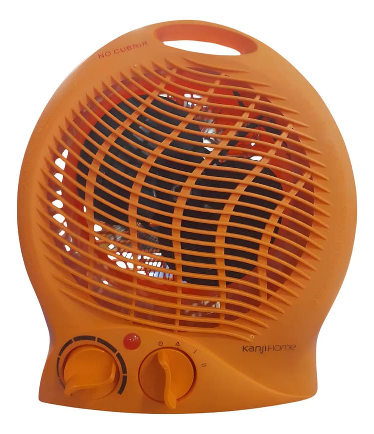 Caloventor Calefactor Con Termostato Kanji Kjh-ch103 2000w Color Naranja