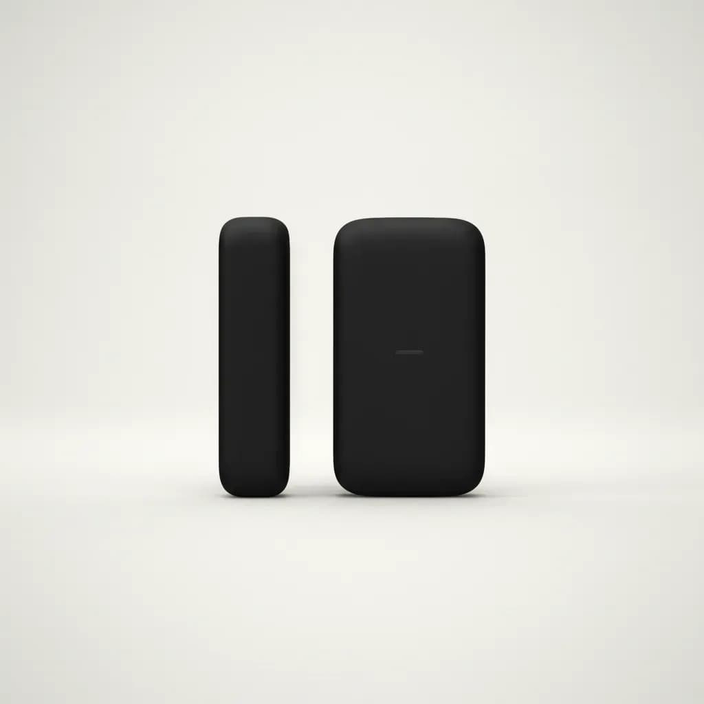 Sensor Magnético Inalámbrico Hikvision Para Alarma Ax Pro Negro