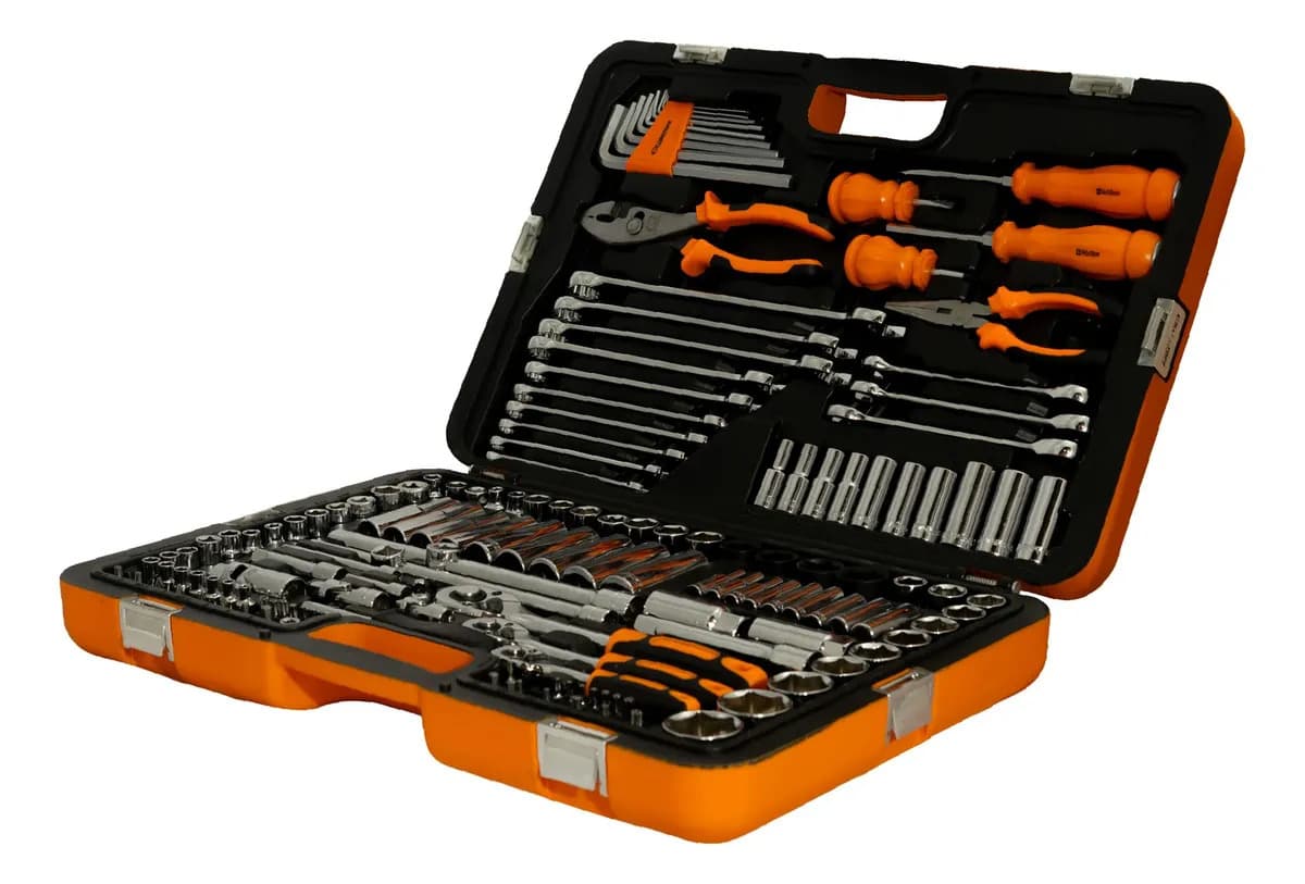 Juego Caja De Herramientas Lusqtoff SHL150-9 150 Piezas Racing