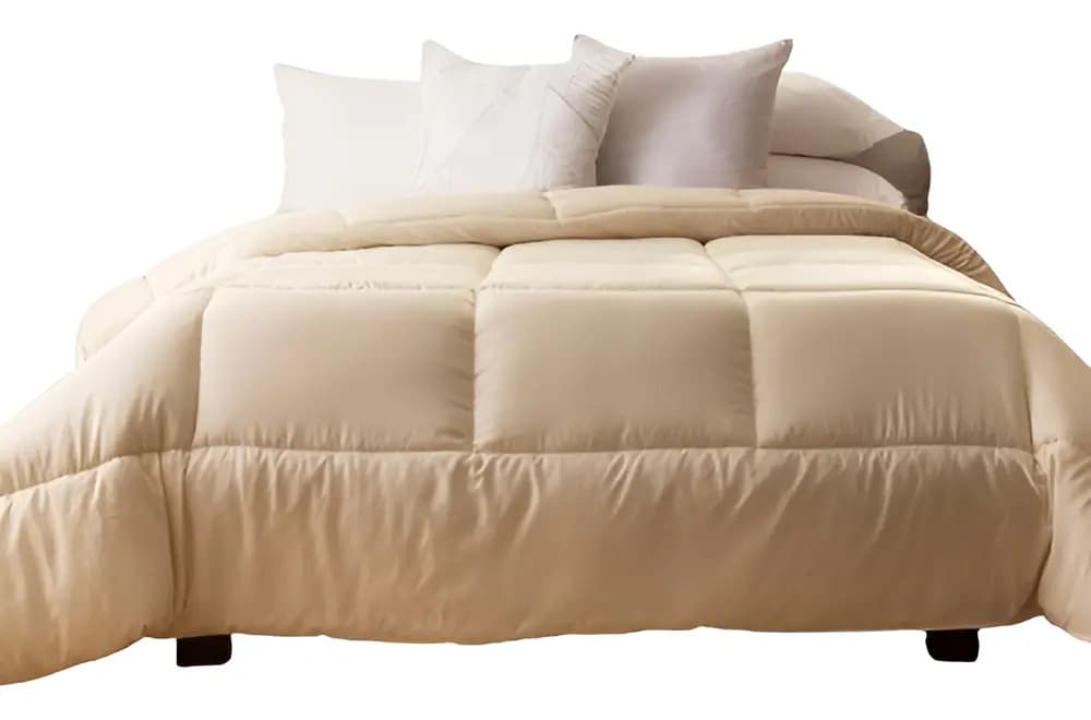 Acolchado 2 1/2 Pl Liso Casablanca Color Beige