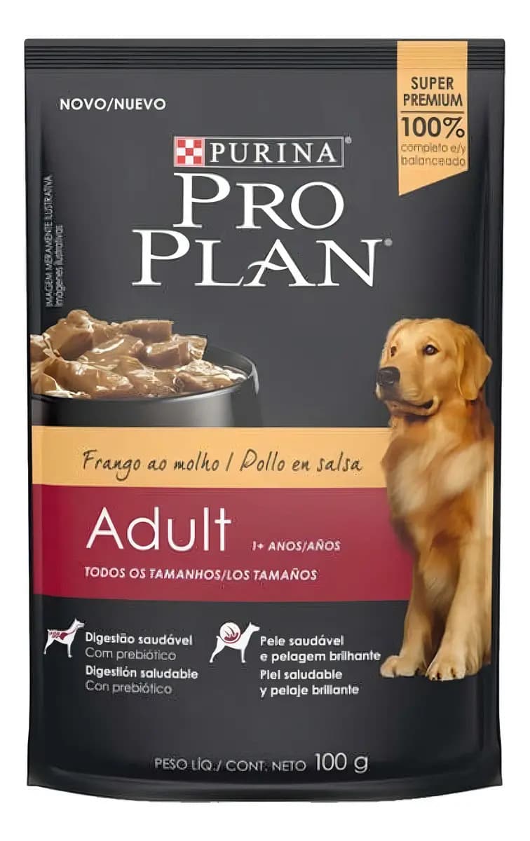 1 Unidad Purina Pro Plan OpiHealth Pollo en Salsa para Perro Adulto de 100g