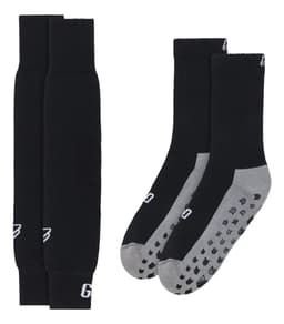 Media Kit Antideslizante + Pantorrillera Floyd Go® Deporte Color Negro Talle Unico Del 41 Al 45