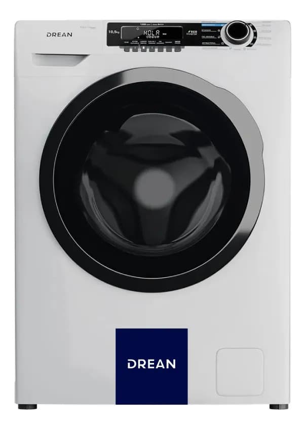 Lavarropas Ecoinverter 10,5 Kg 1200 Rpm Drean Lcfdr1012sb0 Blanco