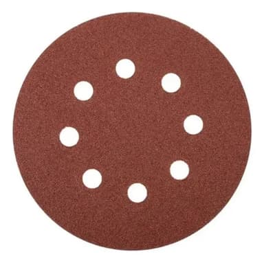 Lija Velcro 125mm 100 Uni Redonda Roto Orbital Discos Nopast Grano 180