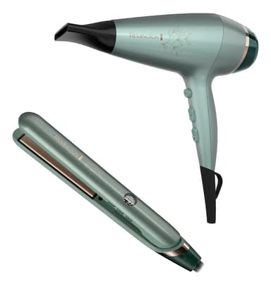 Combo Remington Planchita De Pelo + Secador Pelo Botanicanls