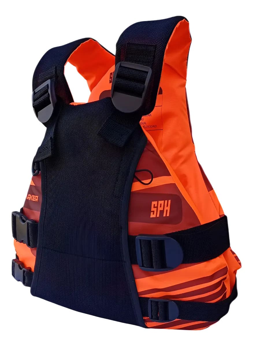 Chaleco Salvavidas (d.a.f) Kayak Sup Laker Remo Sph Splash Color Coral Naranja Fluo Talle M-L