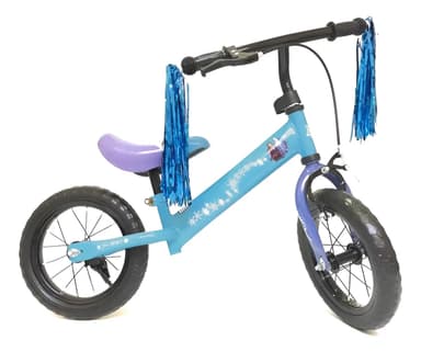 Bicicleta Infantil Camicleta Rodado 12 Freno Nene Nena @ Mca Color Celeste Frozen