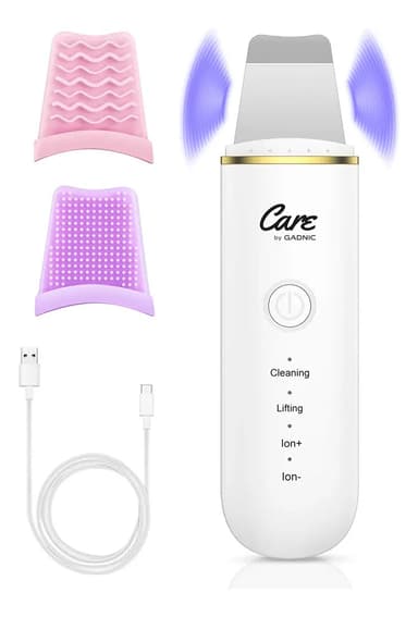 Espátula Facial Ultrasónica Care By Gadnic CL50 Exfoliación Suave Recargable 4 Modos Carga Rápida