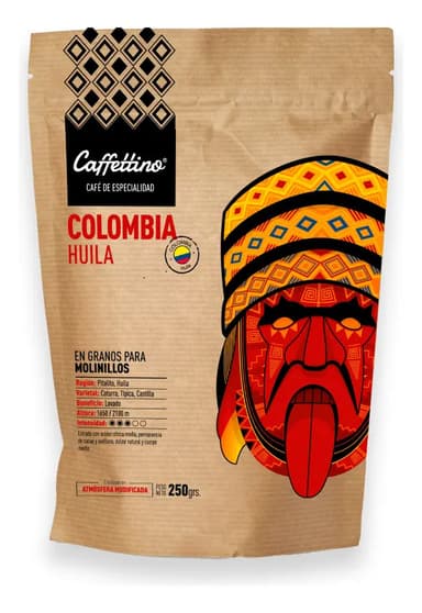 Café De Especialidad Caffettino Colombia En Granos 250grs