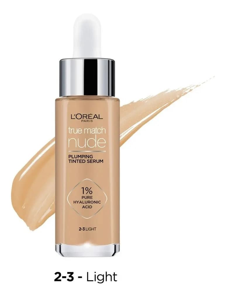 Base de maquillaje True Match serum Tono 2-3 Light 30mL L'Oréal Paris