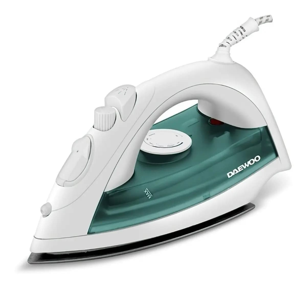 Plancha A Vapor Daewoo Si5426 - Base Antiadherente Blanco