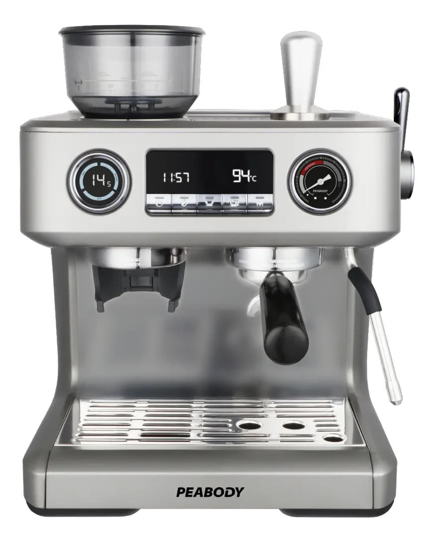 Cafetera Peabody Cafetera Express PE-CE5023IX automática plateada