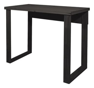 Escritorio Estilo Moderno Para Oficina 120 Con Patas Altas Rectangulares Madera Altas Color Negro