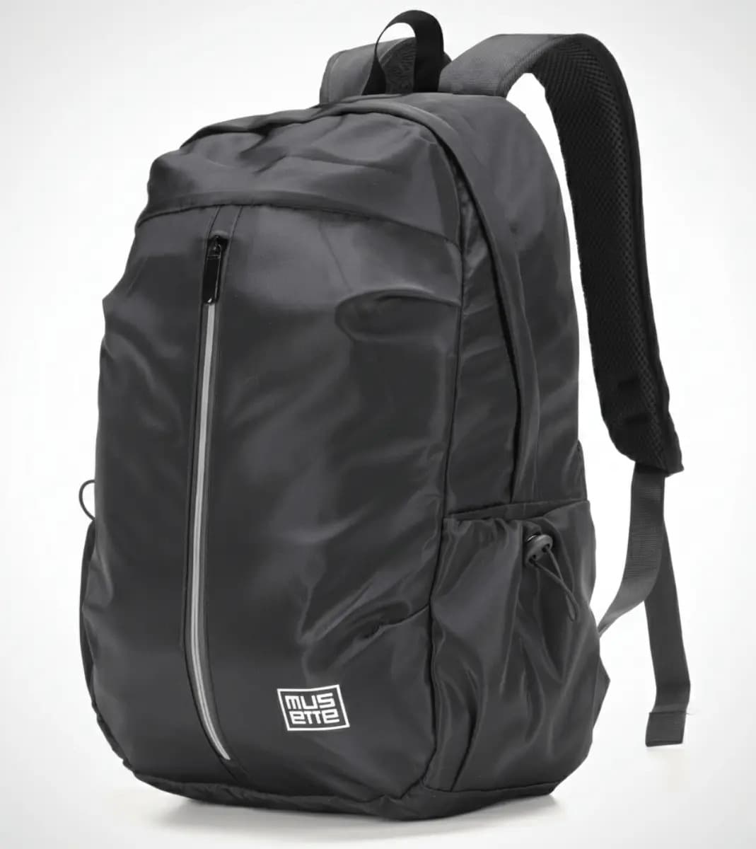 Mochila Porta Notebook 15.6'' Urban Viaje Waterprof Oxford Musette Negro 20L