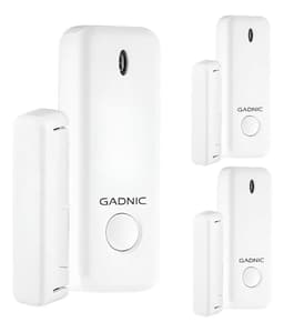 Kit X3 Sensores Inalámbricos Gadnic Ws1000 Puerta Y Ventana Color Blanco