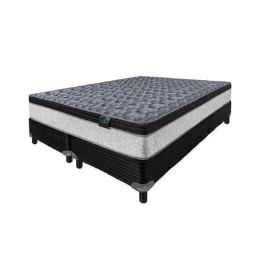 Sommier Y Colchón Sueño Dorado Monza Súper King Resortes 200x200 Cm