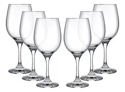 Juego de copas de vino tinto transparentes Nadir Barone de 600 ml, 6 piezas