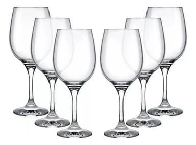 Juego de copas de vino tinto transparentes Nadir Barone de 600 ml, 6 piezas