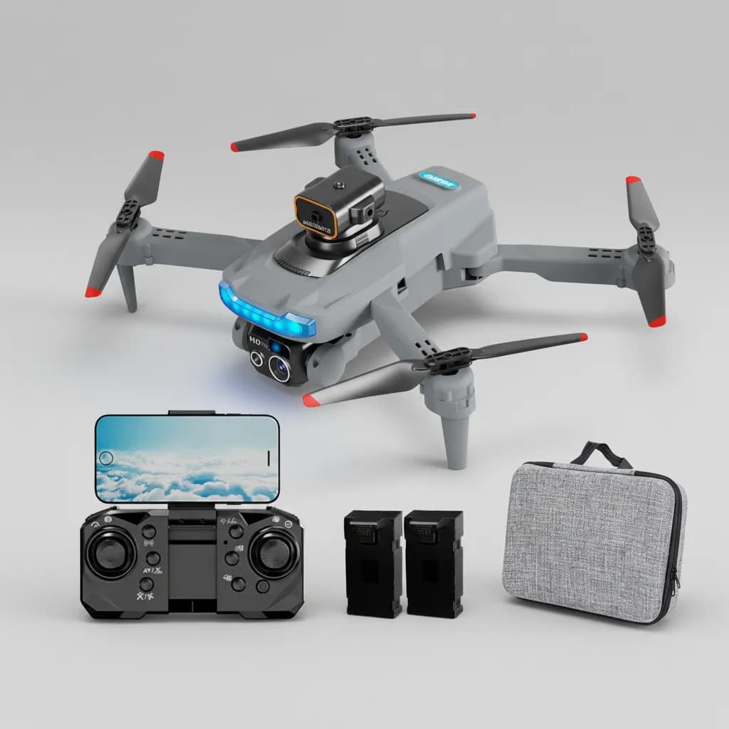Mini Drone P15 Camara Dual Video Plegable Bateria Recargable Smart Tech